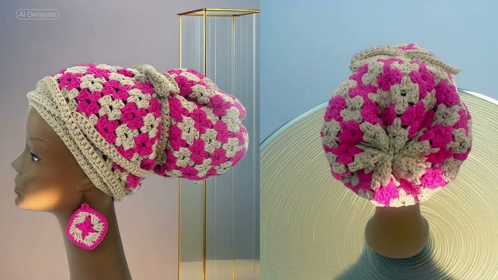 Crochet Cloudy Days Head Wrap Tutorial 2
