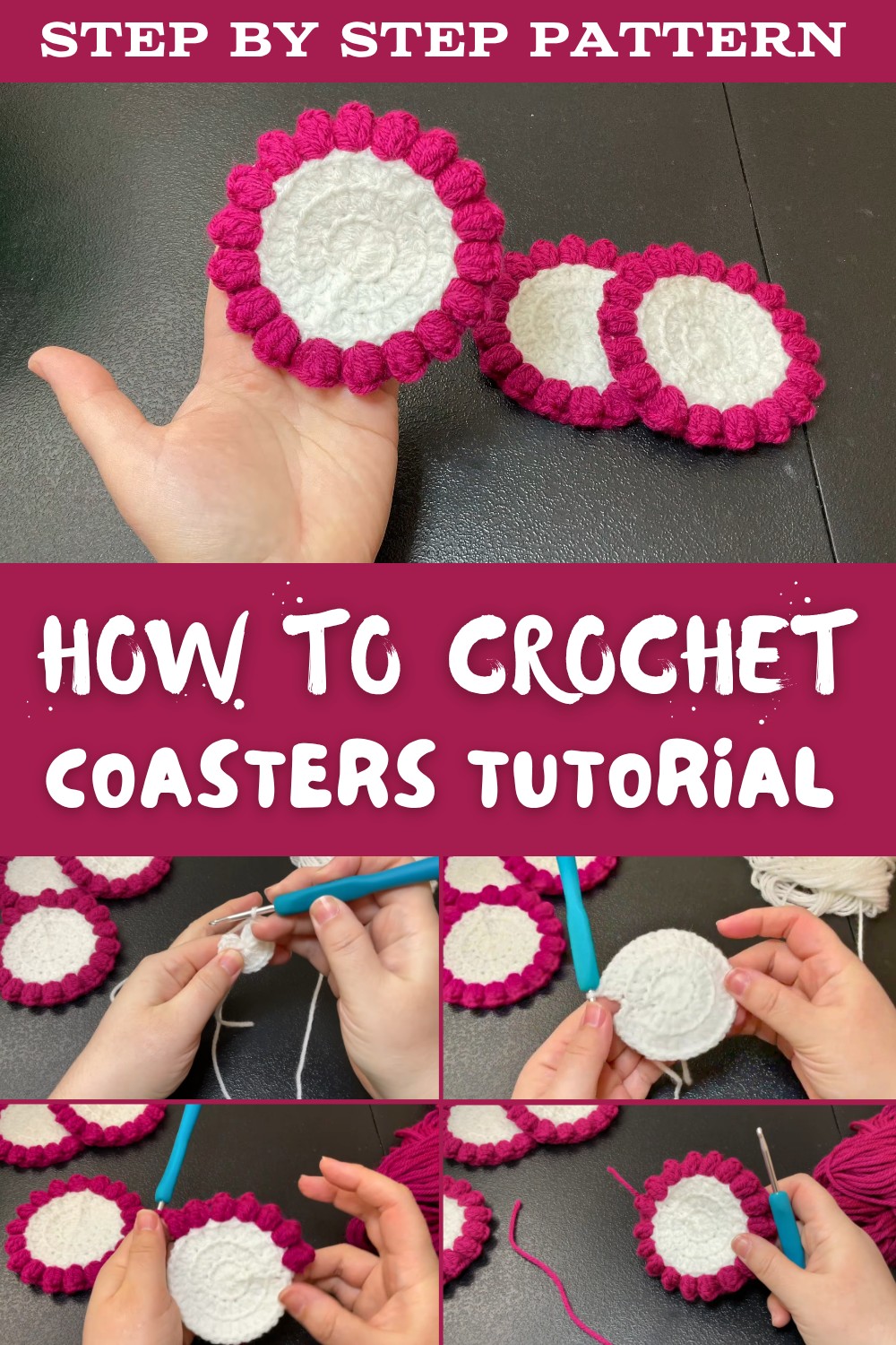 Crochet Coasters Tutorial