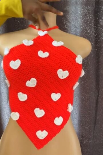 Crochet Diamond Top Pattern 3