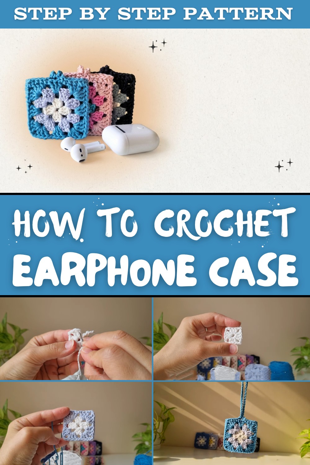 Crochet Earphone Case Pattern