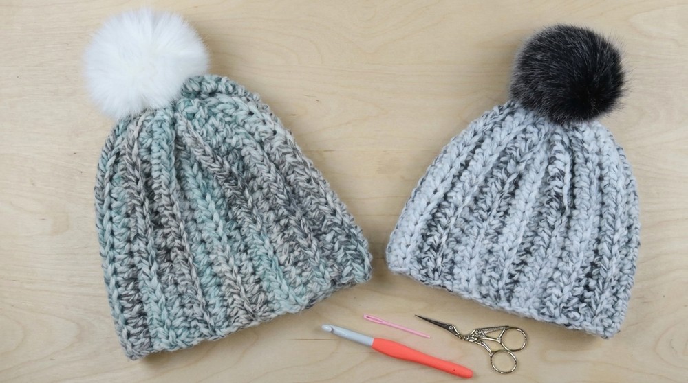 Crochet Fall Chunky Hat Pattern 2