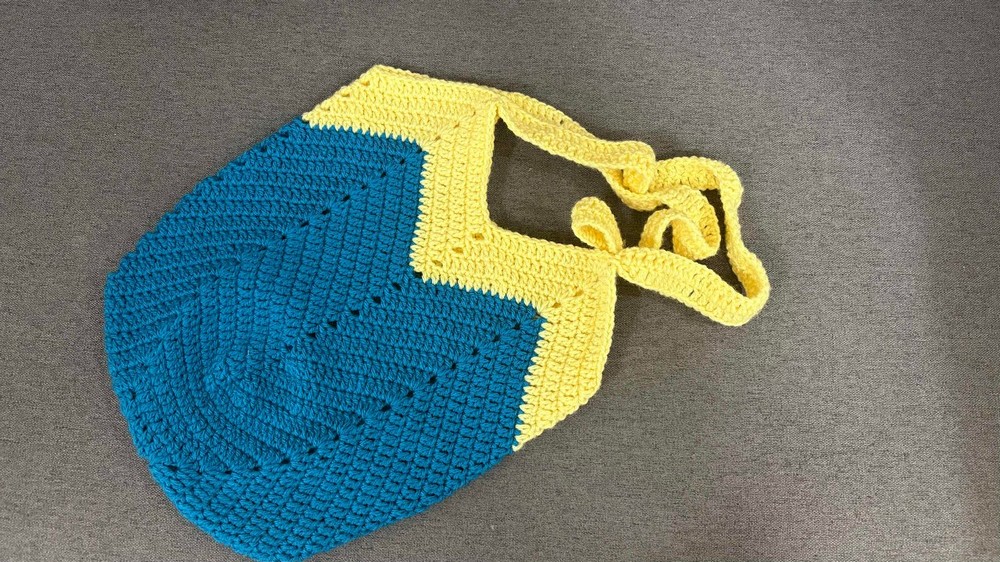 Crochet Granny Square Tote Bag Pattern 2