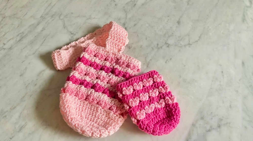 Crochet Heart Water Bottle Holder Pattern 2