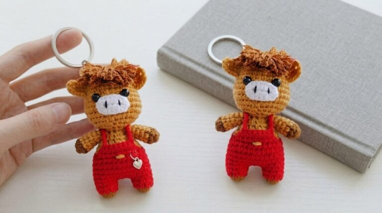Crochet Horse Keychain Pattern 2