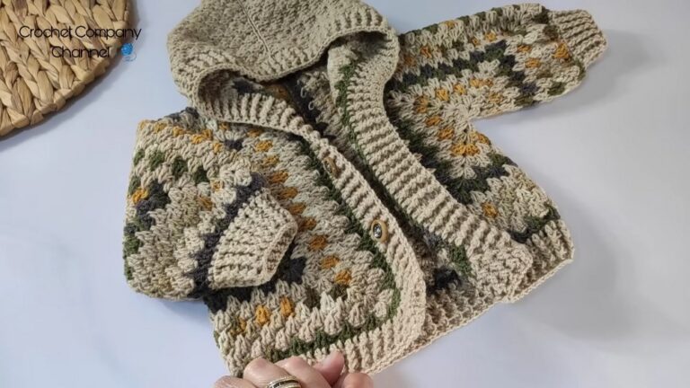 Crochet Jacket For Kids Pattern 2