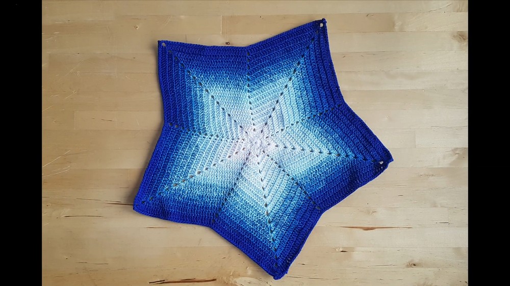 Crochet Star Tablecloth Pattern 2