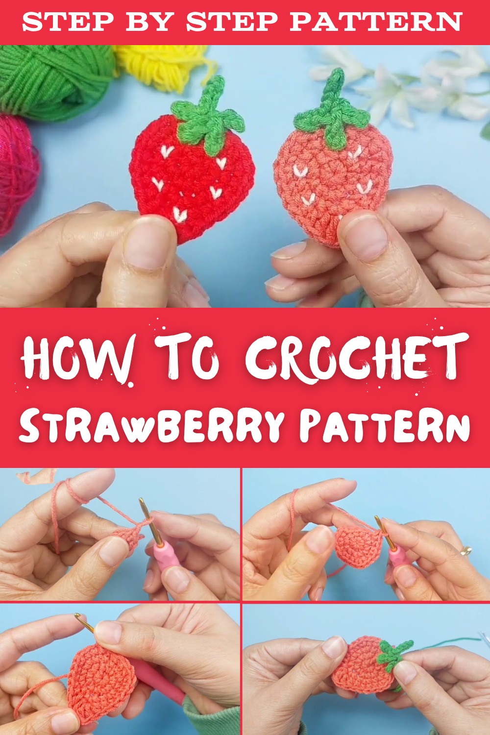 Crochet Strawberry Pattern