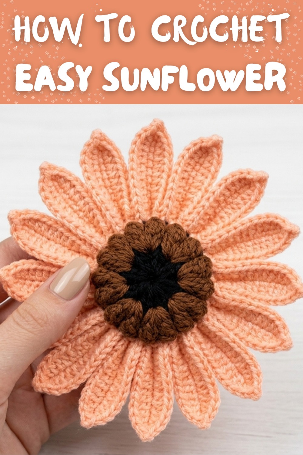 Crochet Sunflower