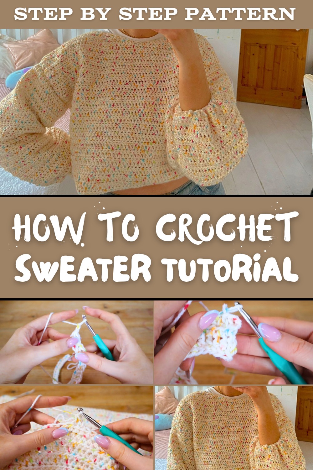 Crochet Sweater Tutorial