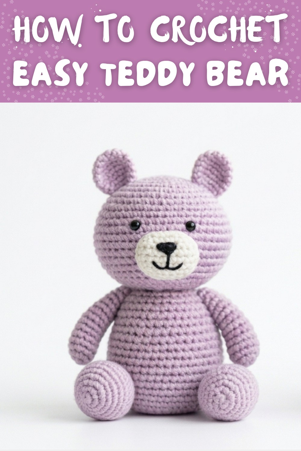Crochet Teddy Bear 🧸 Easy Amigurumi Tutorial for Beginners