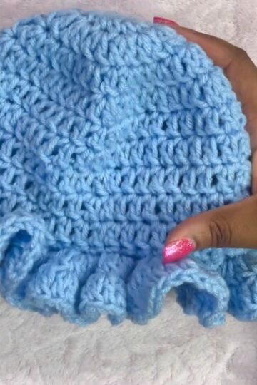 Crochet Toddler Hat Tutorial 9