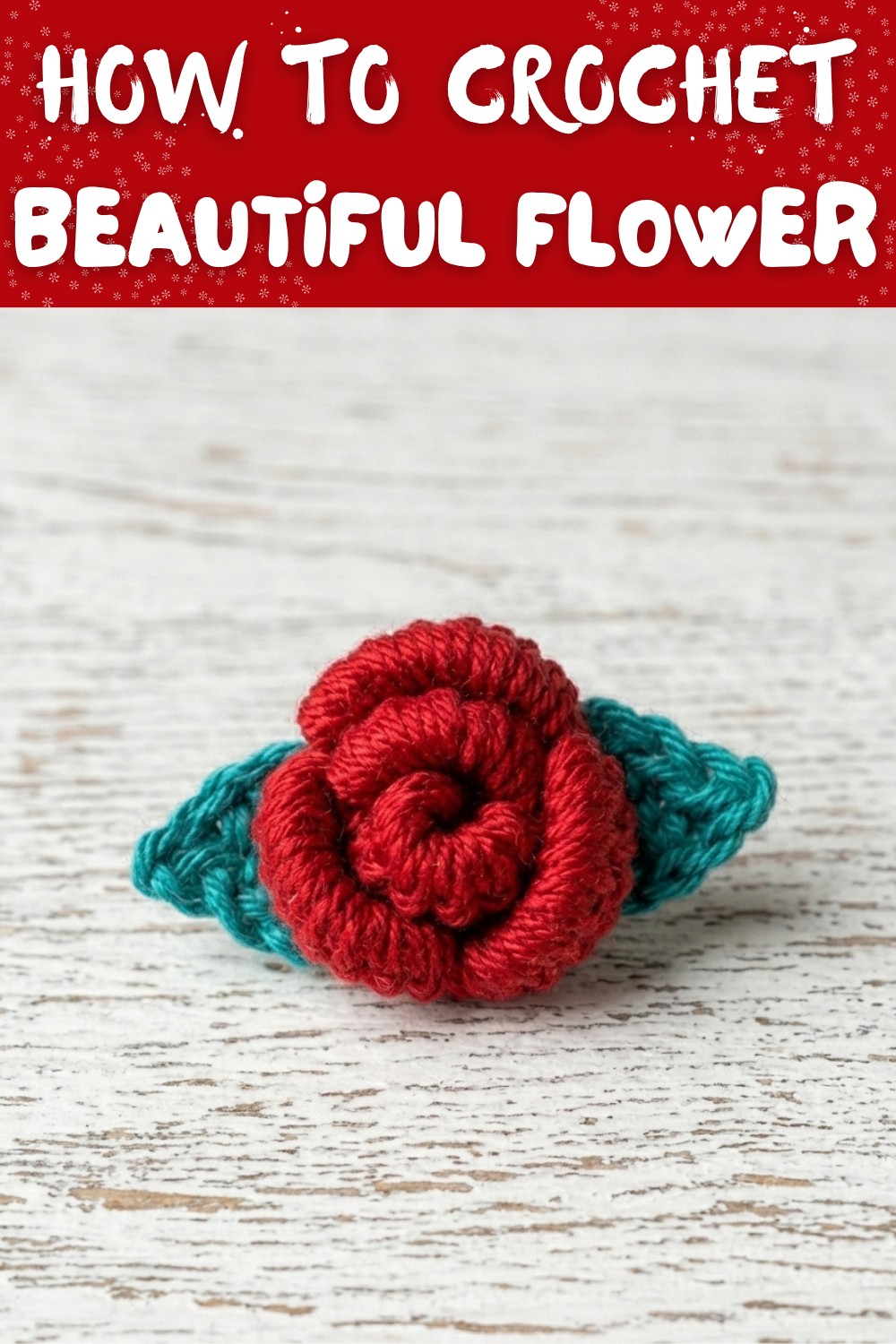 Crochet flower