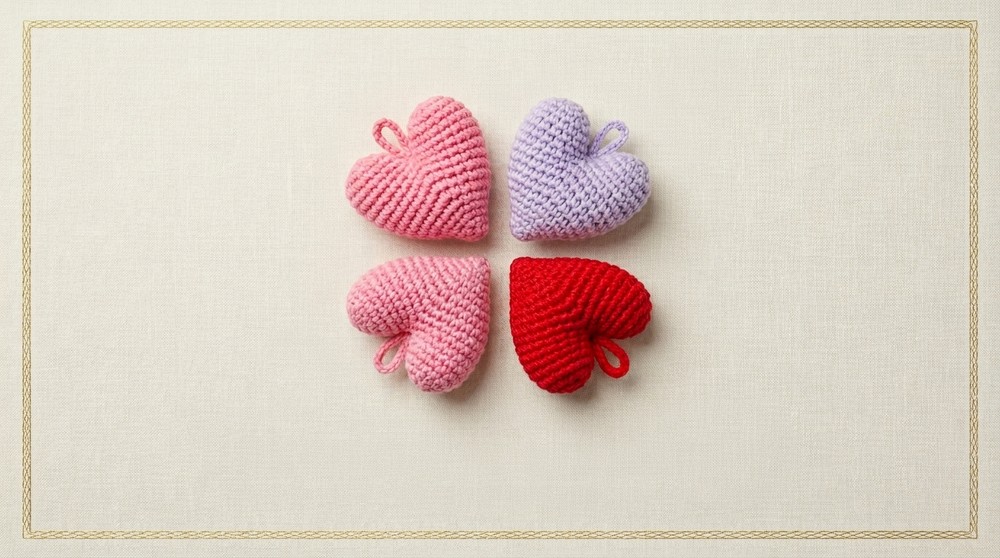 Cute Crochet Heart Amigurumi Pattern 2