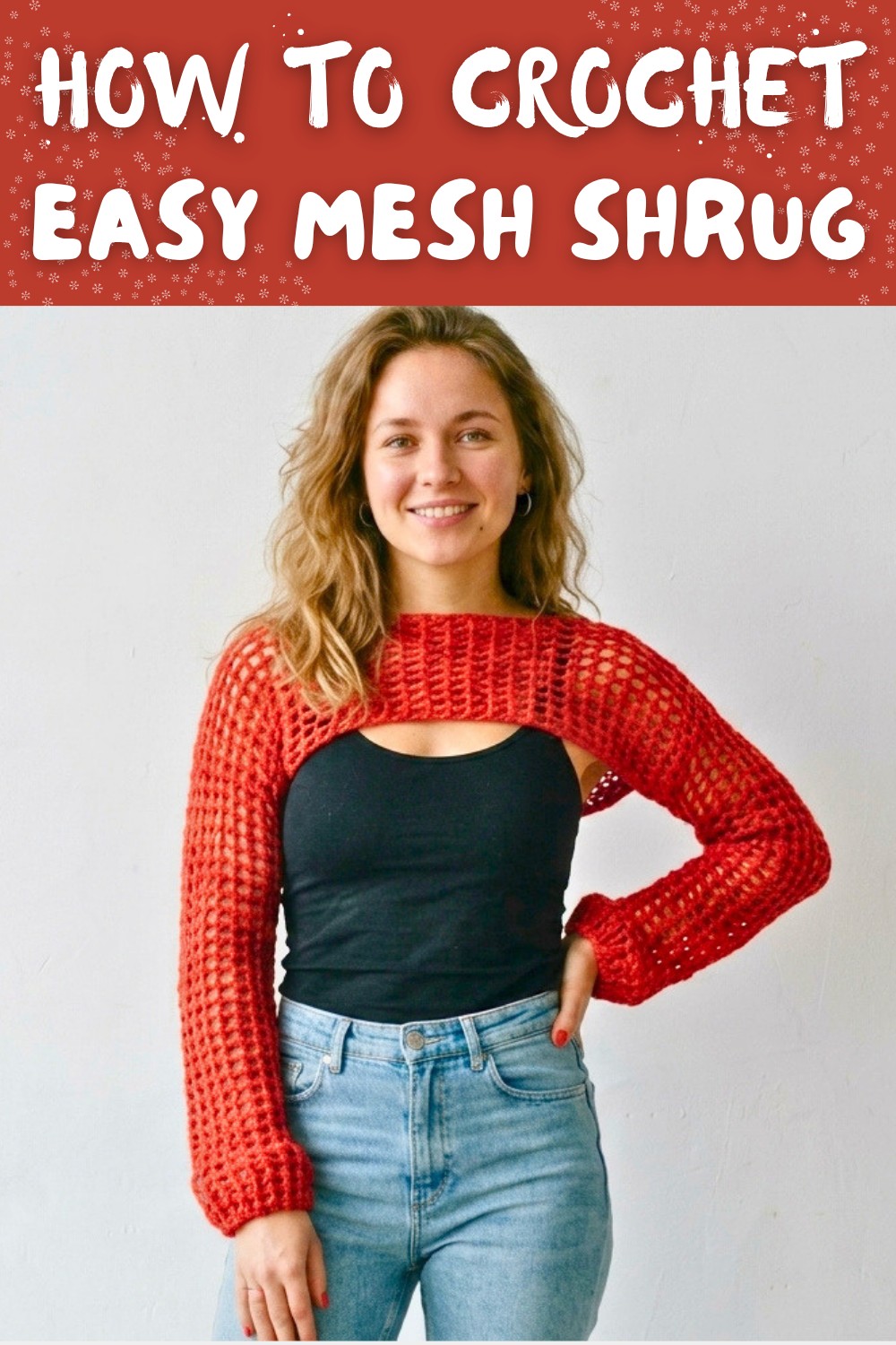 Easiest Crochet Shrug Tutorial Beginner Friendly Mesh Shrug Detailed Step by step 8