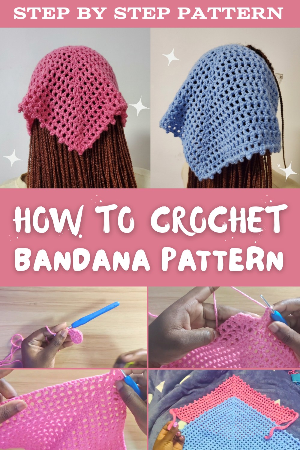 Easy Crochet Bandana Pattern