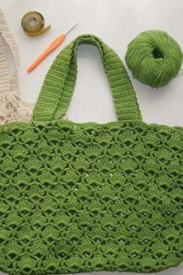Easy Crochet Beach Bag Tutorial 2