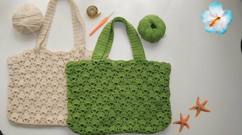 Easy Crochet Beach Bag Tutorial 2