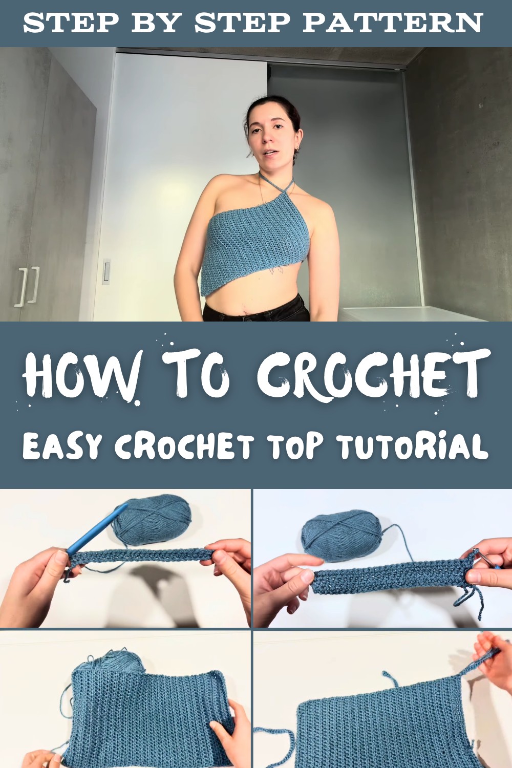 Easy Crochet Top Tutorial