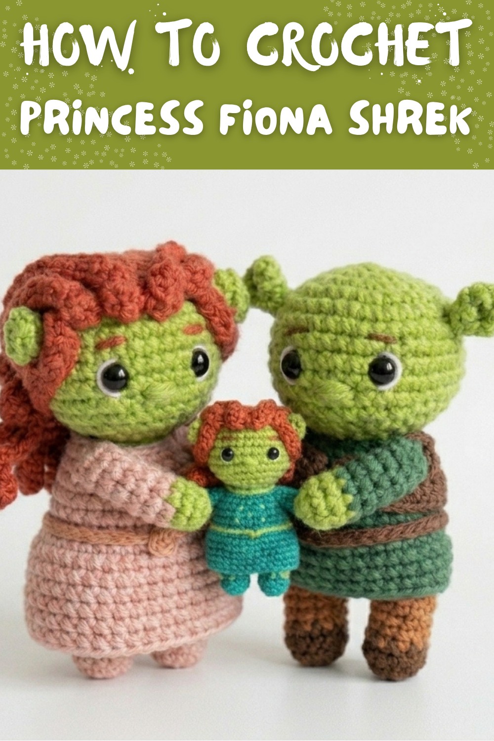 Fiona - tutorial crochet - princesa fiona Shrek