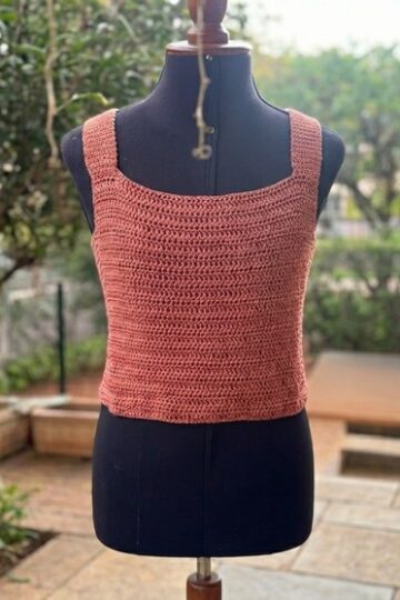 Free Crochet Bubblegum Blouse Pattern 2