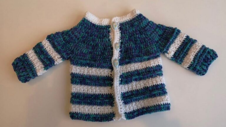 Free Crochet Cardigan Pattern 2