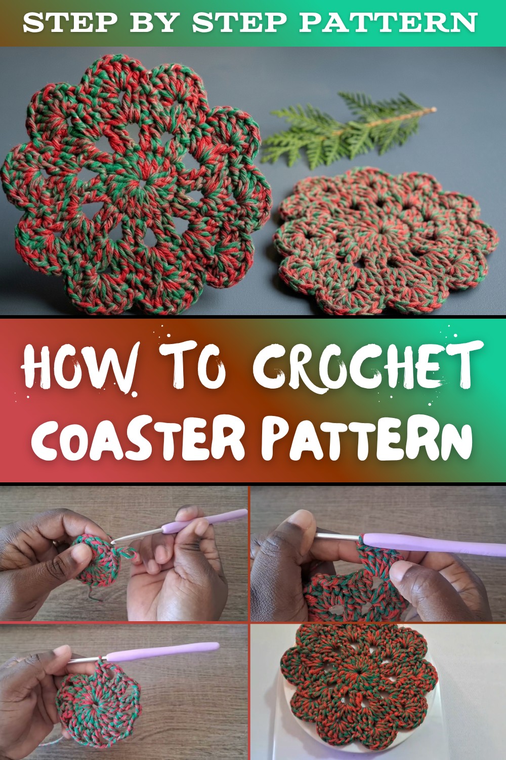 Free Crochet Coaster Pattern