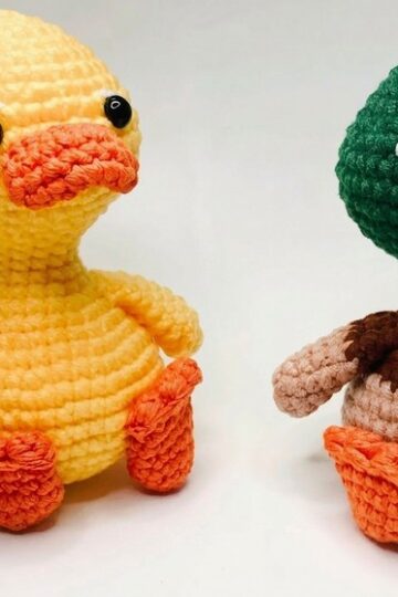 Free Crochet Duck Amigurumi Pattern 2