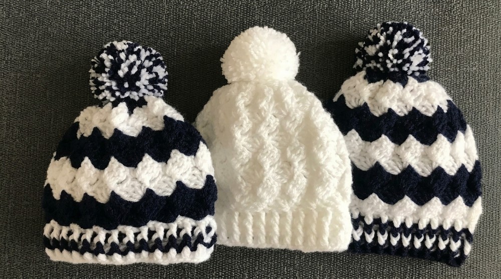 Free Crochet Four Sizes Baby Hat Pattern 2