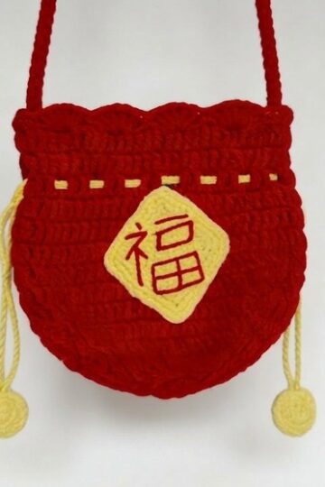 Free Crochet Lucky Wallet Bag Pattern 2