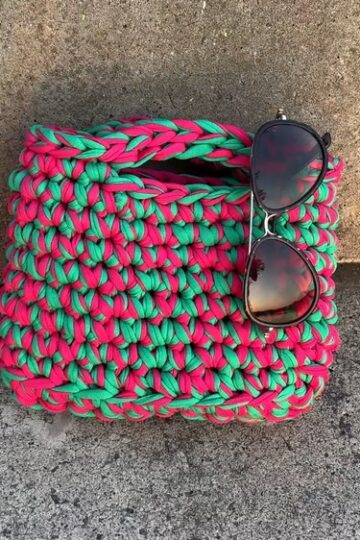 Free Crochet Totebag Pattern 2