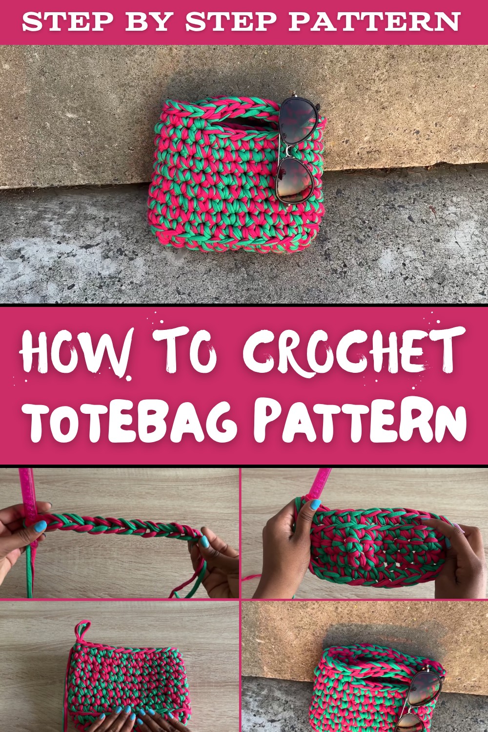 Free Crochet Totebag Pattern