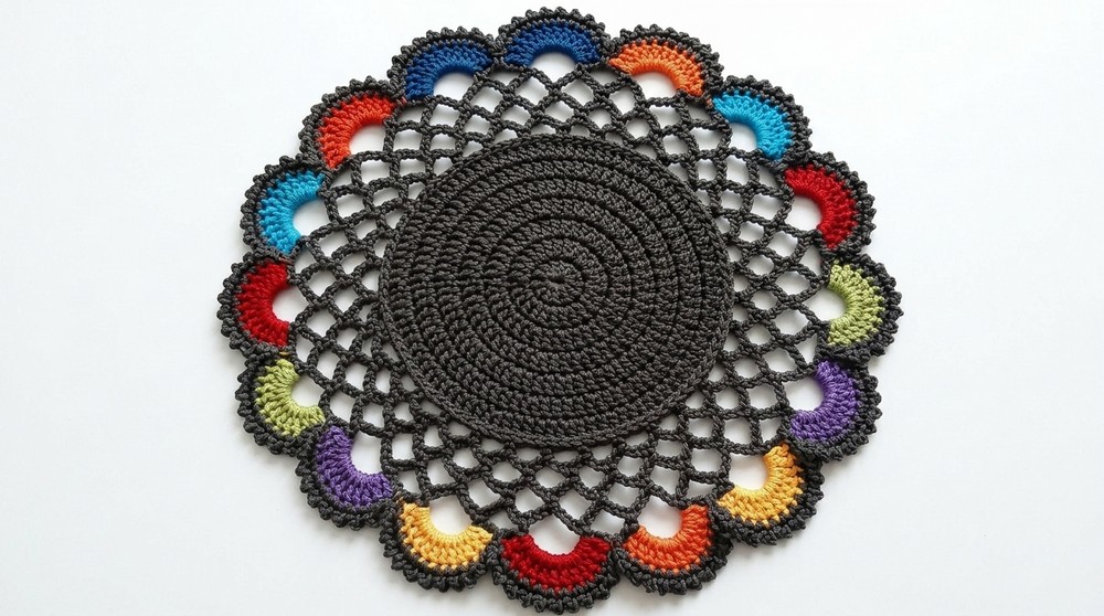 How To Crochet Doily Coasters Pattern 2