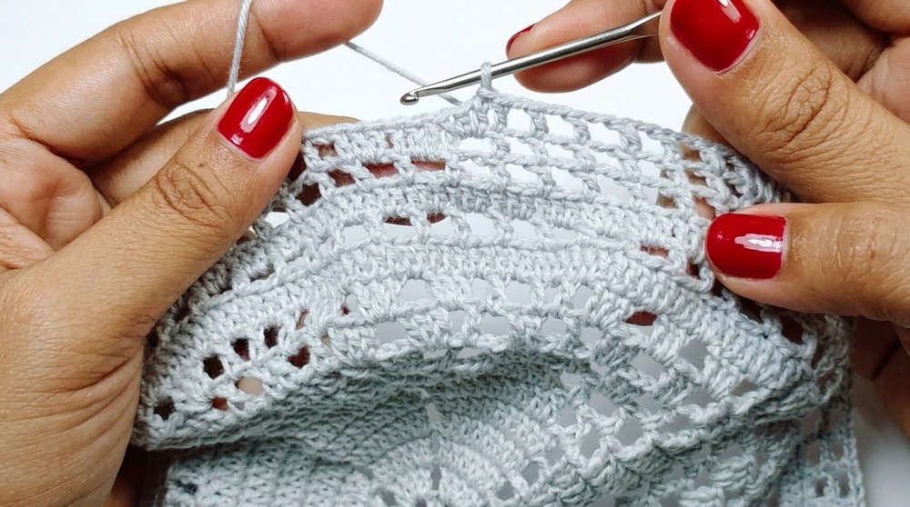 How To Crochet Muslim Prayer Cap Subtitle Available 6