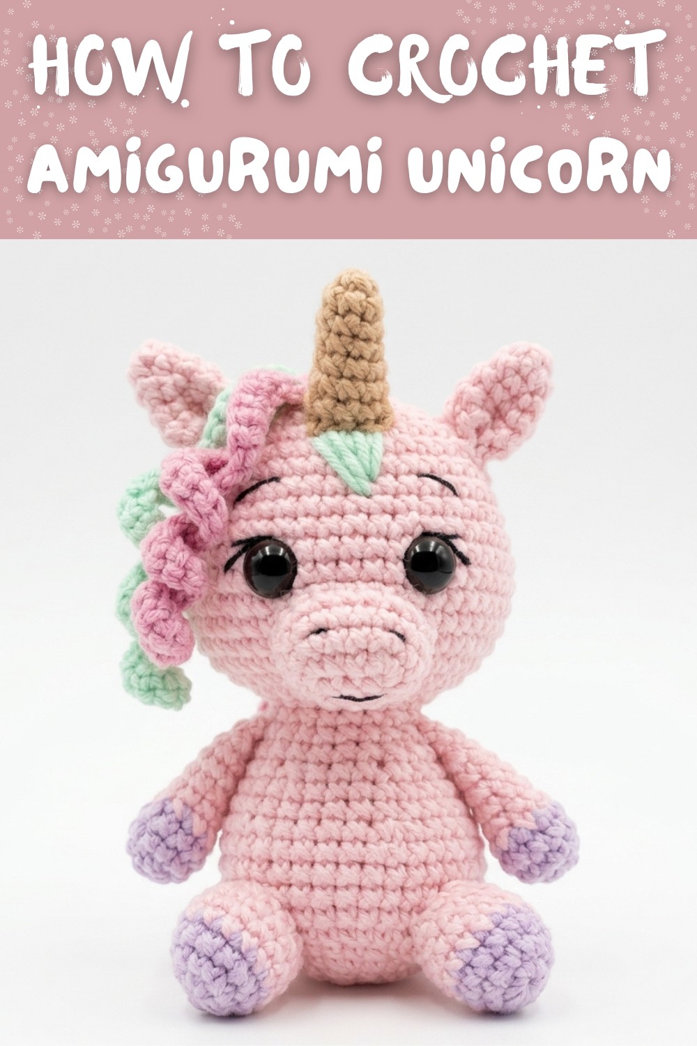 How to Crochet Unicorn. Amigurumi Tutorial for Beginners.