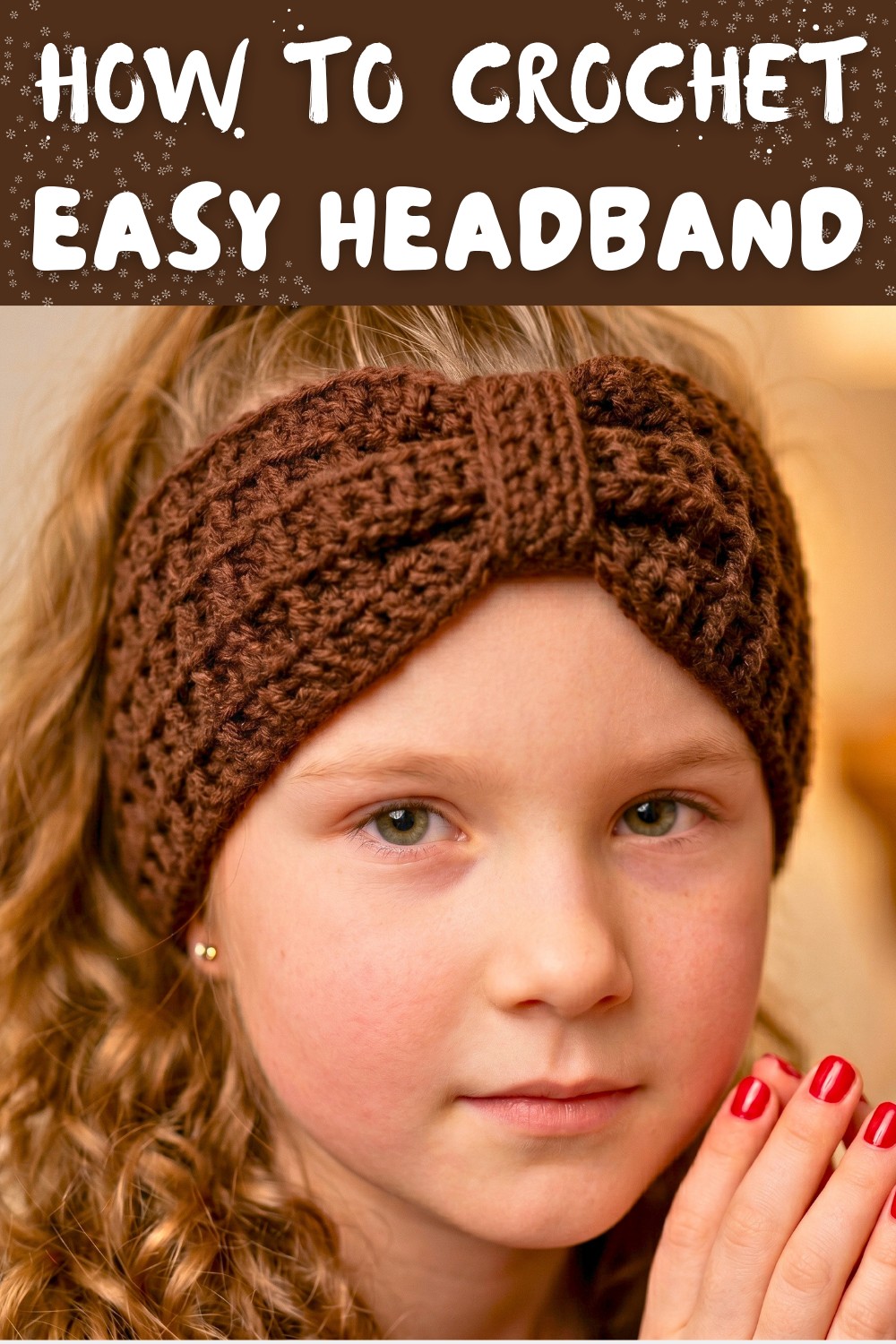 How to Crochet a Baby Headband Video Tutorial EASY 7