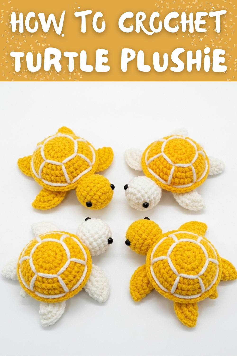 How to Crochet a Turtle Plushie 🐢✨ Easy Crochet Tutorial