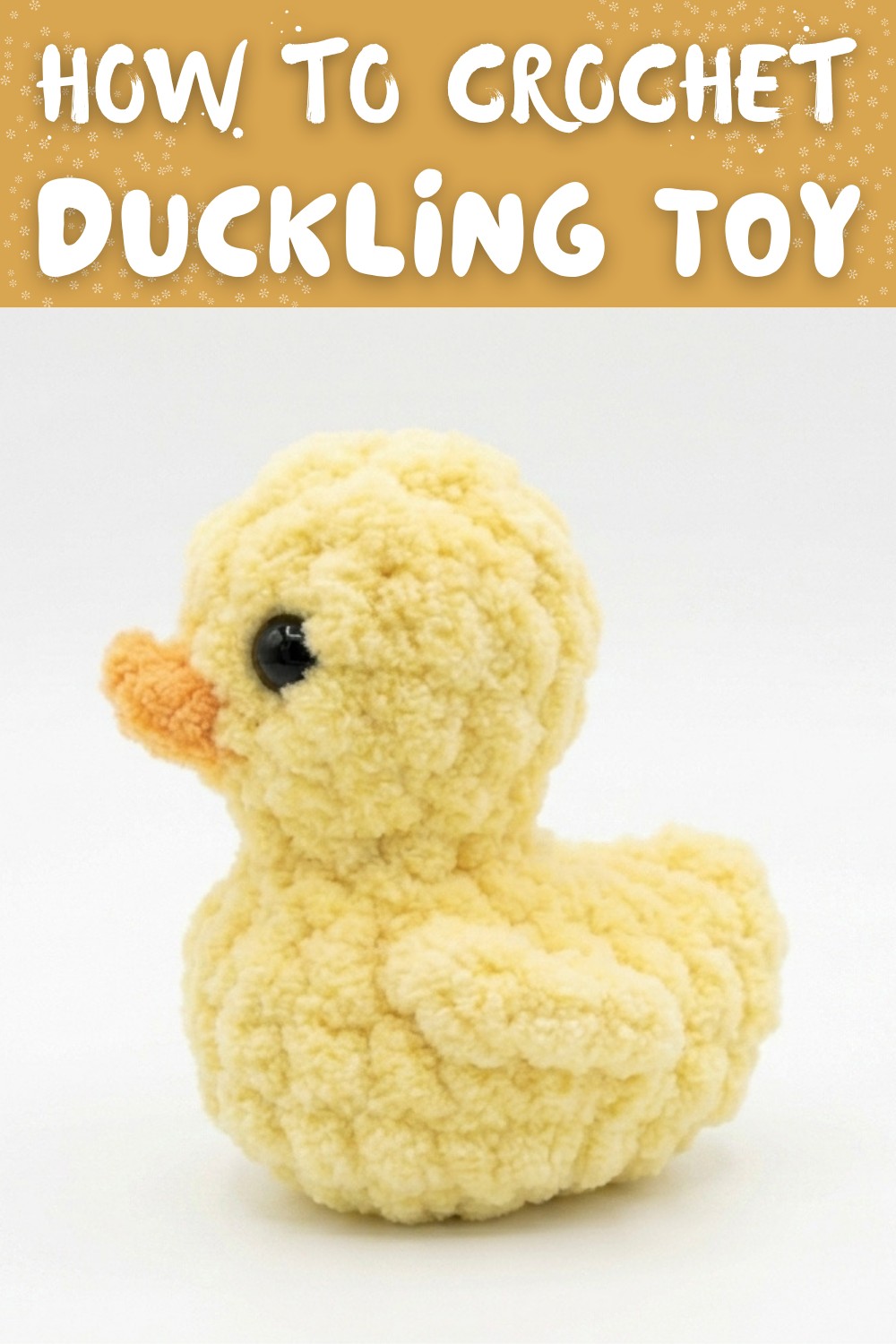 How to crochet a duck 🐥 Duckling Full crochet tutorial NO-SEW Amigurumi toy