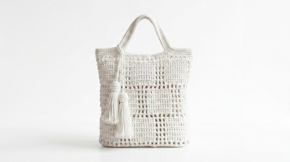 I Crocheted this Mesh Bag in ONE Day! ☀️ Beginner Tutorial By Rajutan Whita 2