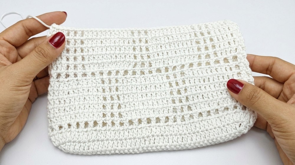 I Crocheted this Mesh Bag in ONE Day! ☀️ Beginner Tutorial By Rajutan Whita 5