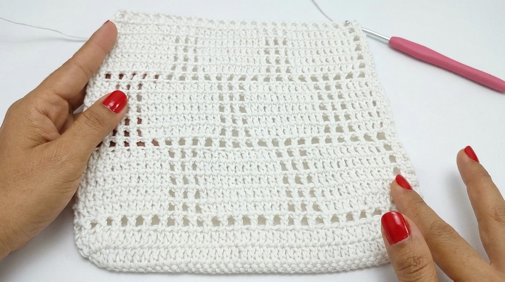 I Crocheted this Mesh Bag in ONE Day! ☀️ Beginner Tutorial By Rajutan Whita 6