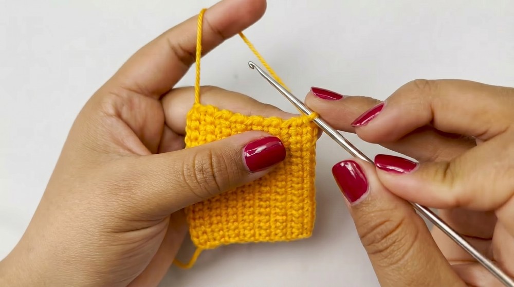 Kitty crochet purse step by step 8