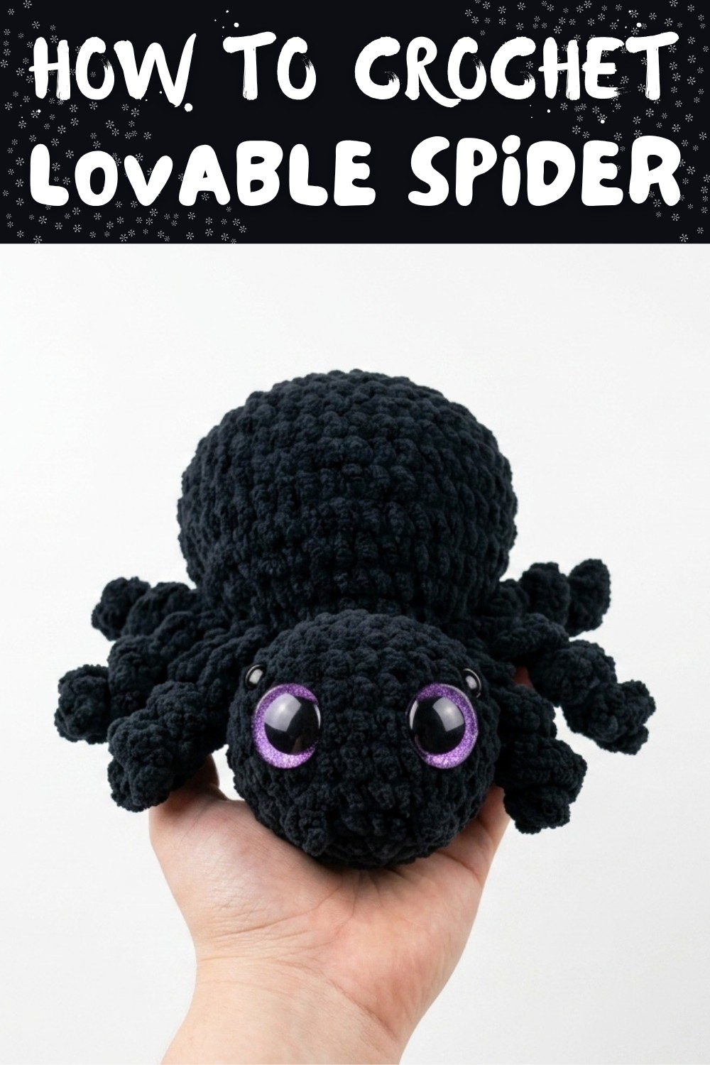NO SEW spider crochet tutorial 🧶 beginners friendly US terms