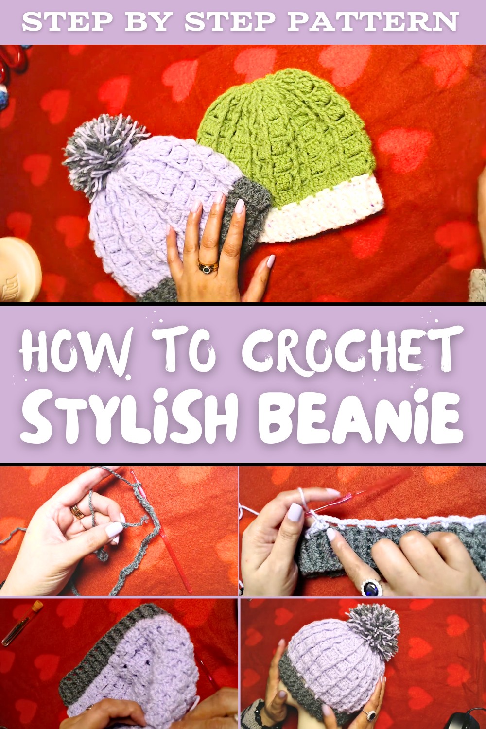 Stylish Crochet Beanie Pattern
