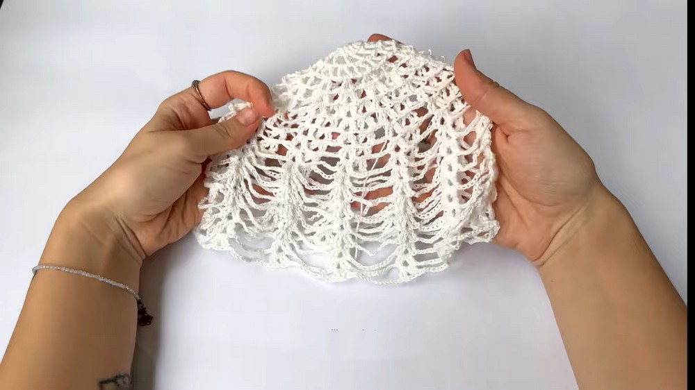 Summer Lace Hat Tutorial 2