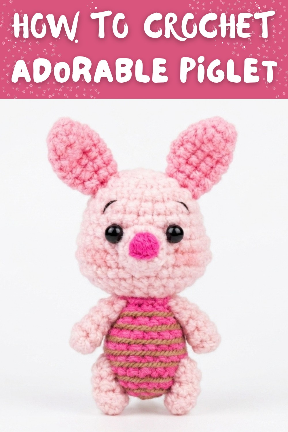piglet amigurumi patron base.