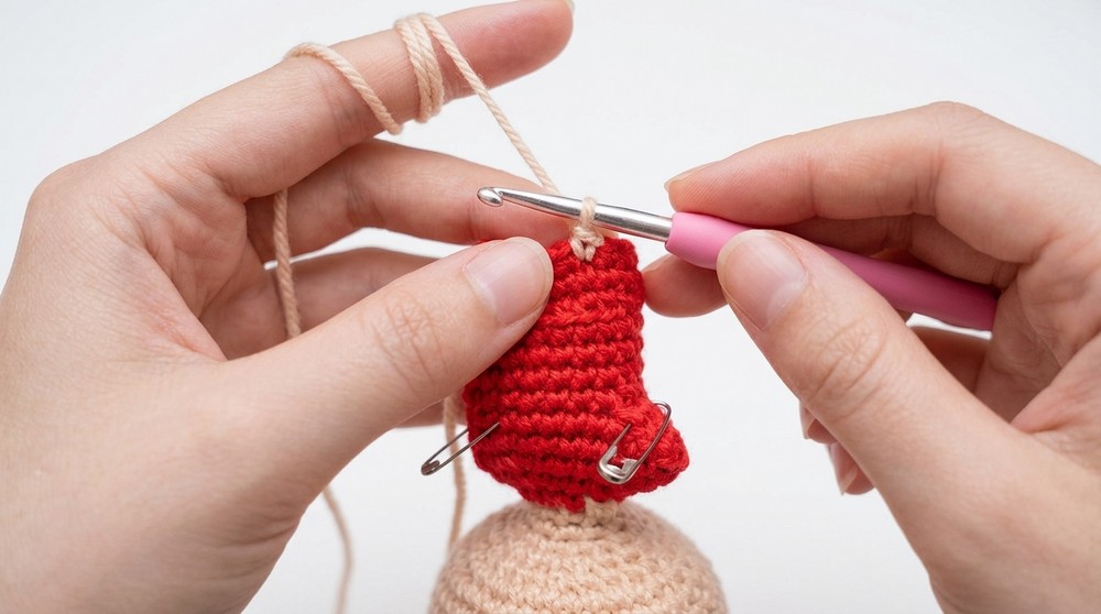 AMIGURUMI LITTLE RED RIDING HOOD 5