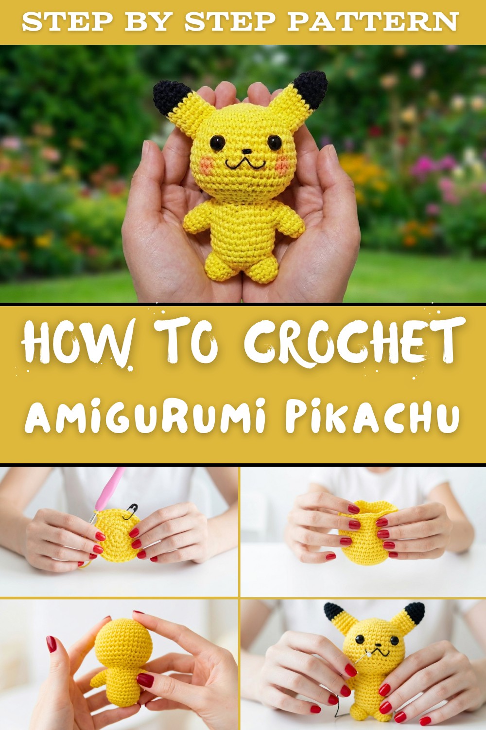 AMIGURUMI PIKACHU 1