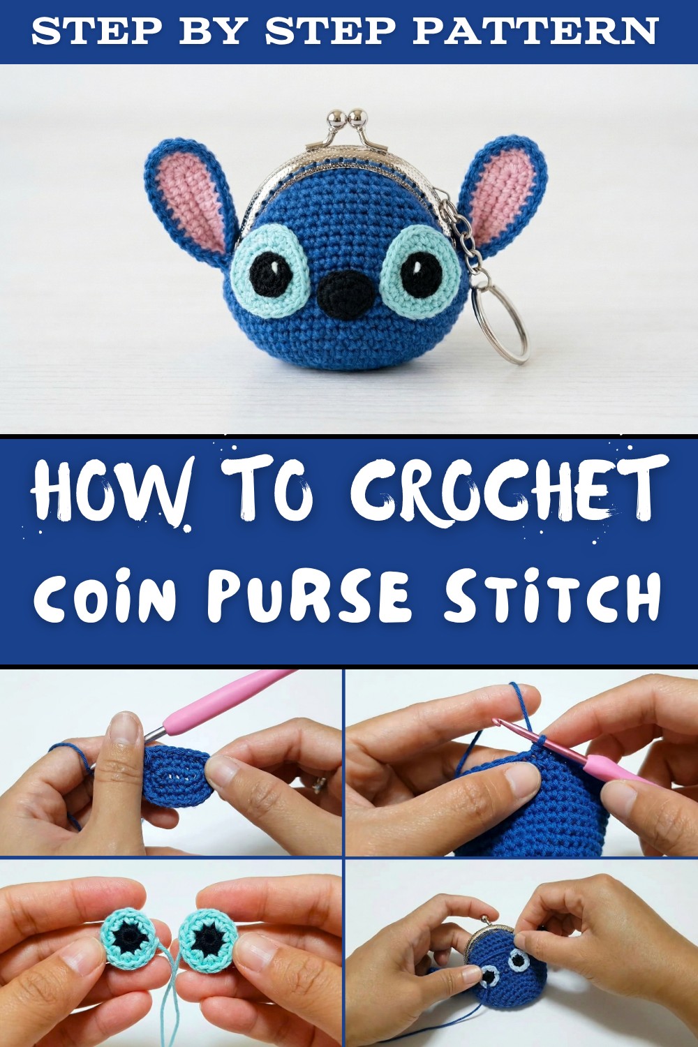 CROCHET COIN PURSE STITCH 1