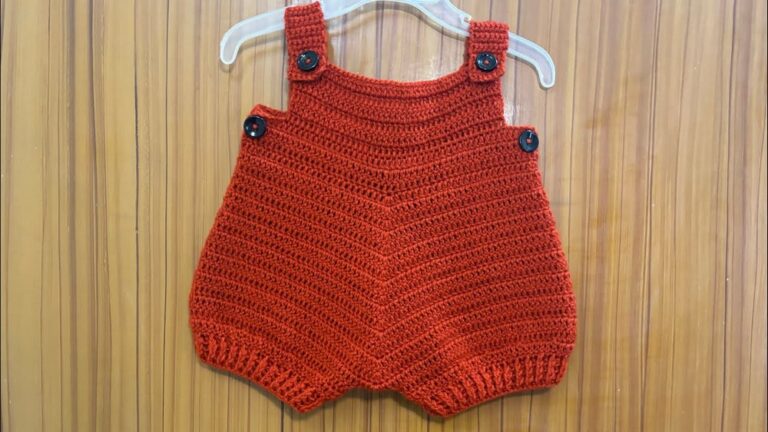 Crochet Baby Romper Pattern 2
