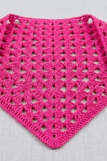 Crochet Bandana Pattern 2